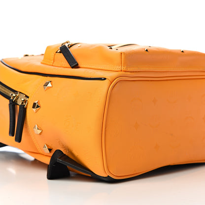 MCM Odeon Studded Small Backpack Orange 6 of 9