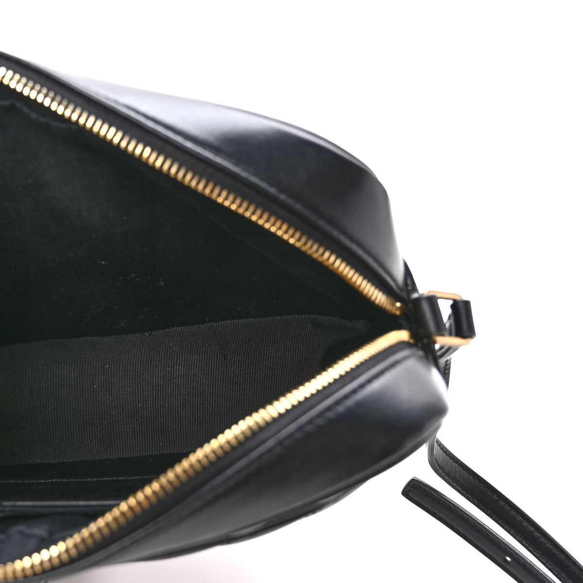 Calfskin Matelasse Monogram Lou Camera Bag Black