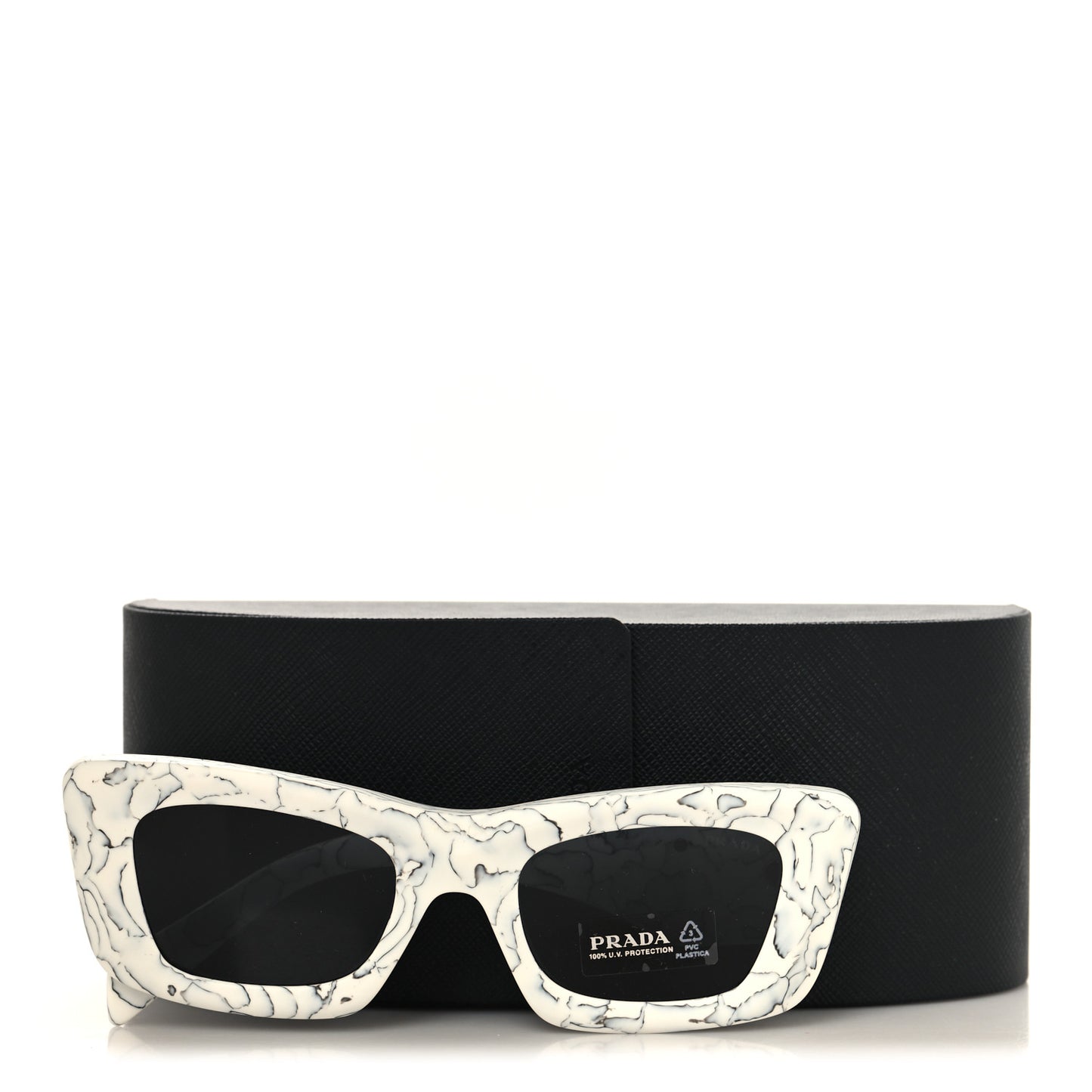 Acetate Symbole Sunglasses SPR 13Z White Marble