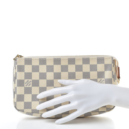 Louis Vuitton Damier Azur Pochette Accessories NM 2 of 7