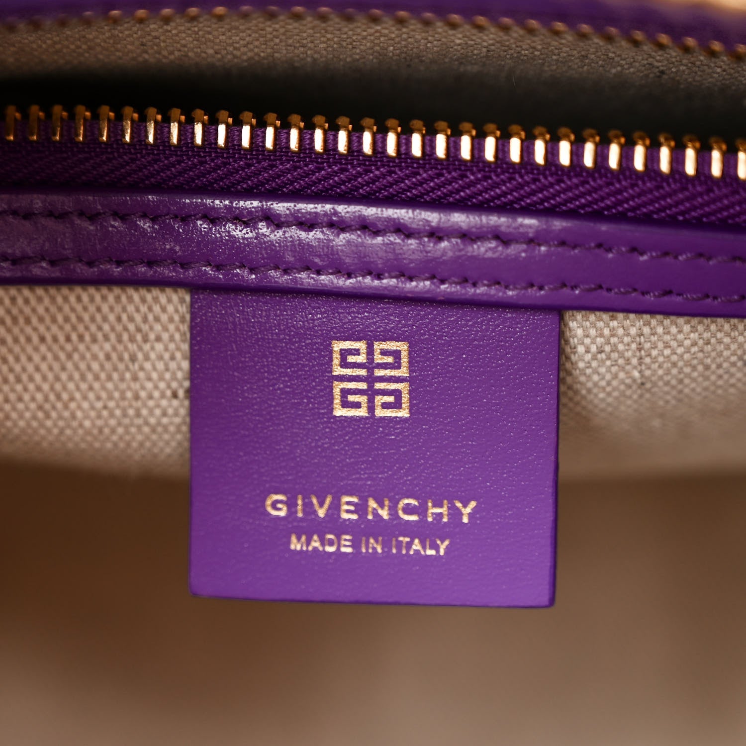 Givenchy Shiny Lord Calfskin Mini Antigona Ultraviolet 6 of 12