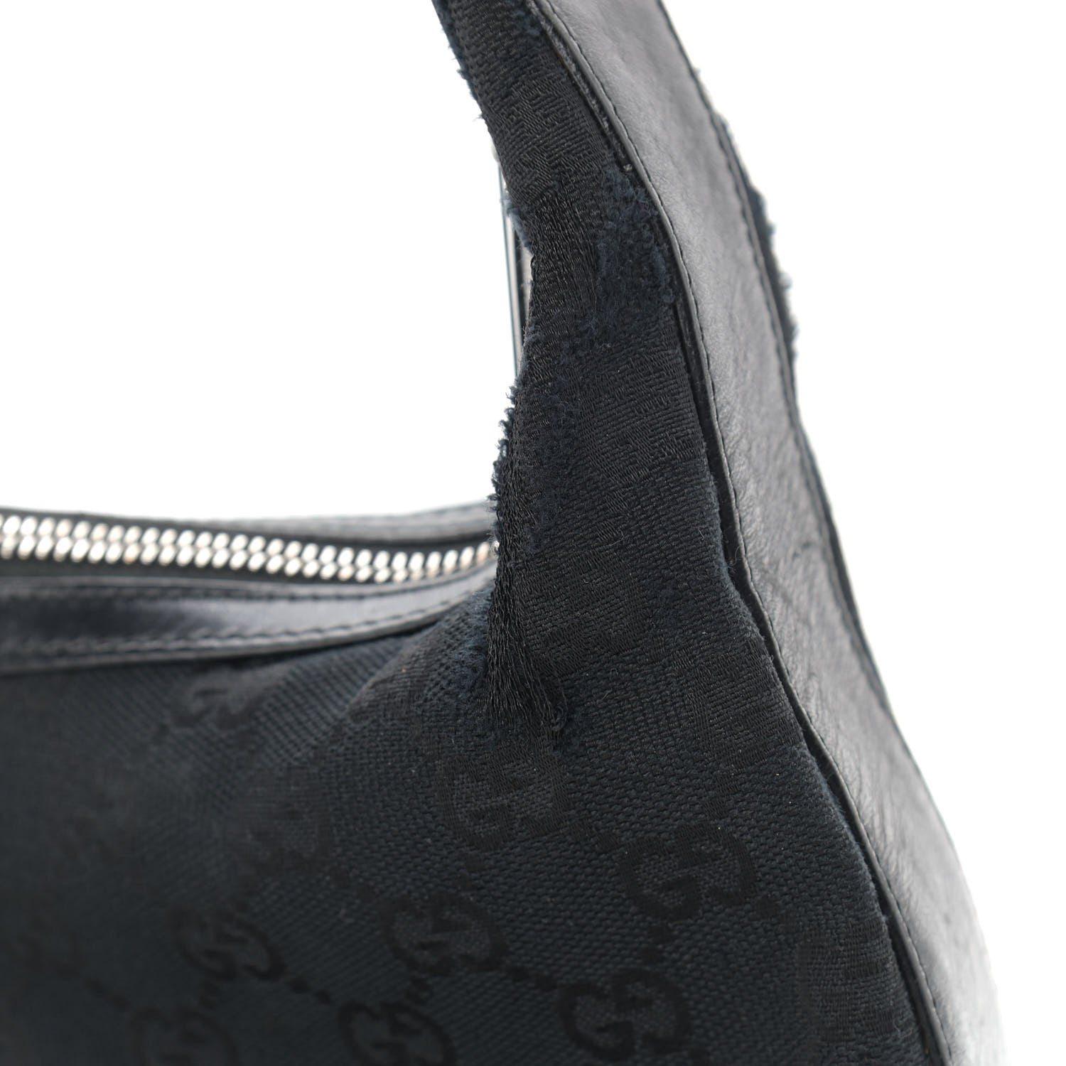 Gucci Monogram GG Clasp Hobo Black 14 of 21