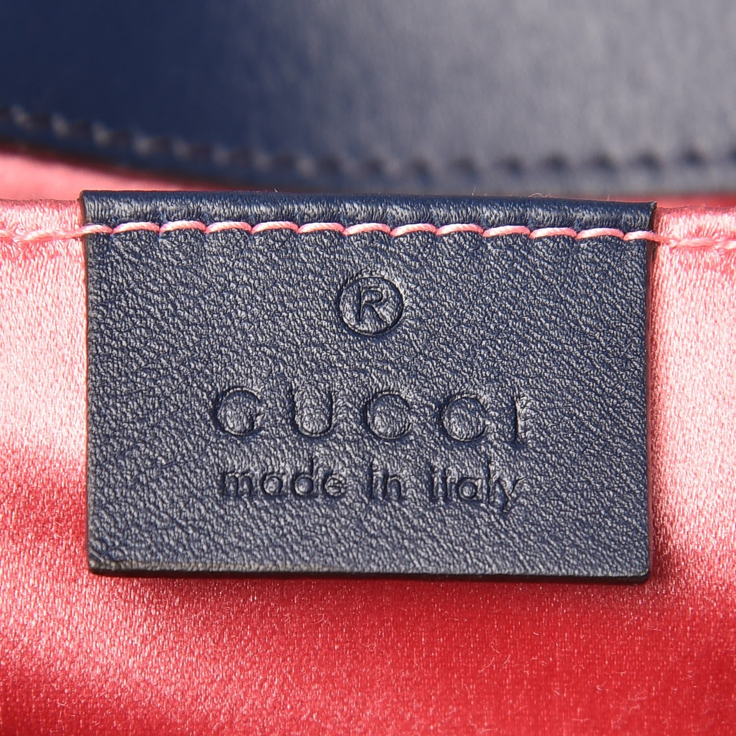 Gucci Denim Matelasse Pearl Studded Mini GG Marmont Shoulder Bag Blue 6 of 8