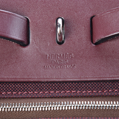 Hermes Vache Hunter Toile Officier Herbag Zip 31 PM Prune 11 of 13