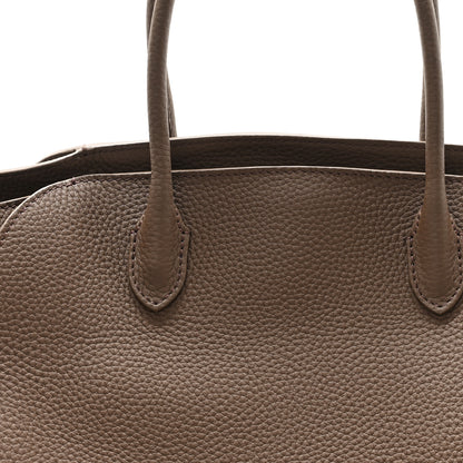 The Row Grained Calfskin Marlo 12 Tote Bag Dark Olive 7 of 9
