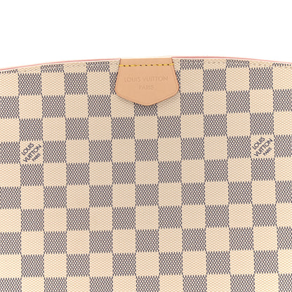 Louis Vuitton Damier Azur Graceful PM Rose Ballerine 7 of 10