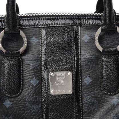MCM Visetos Small Boston Bag Black 12 of 12