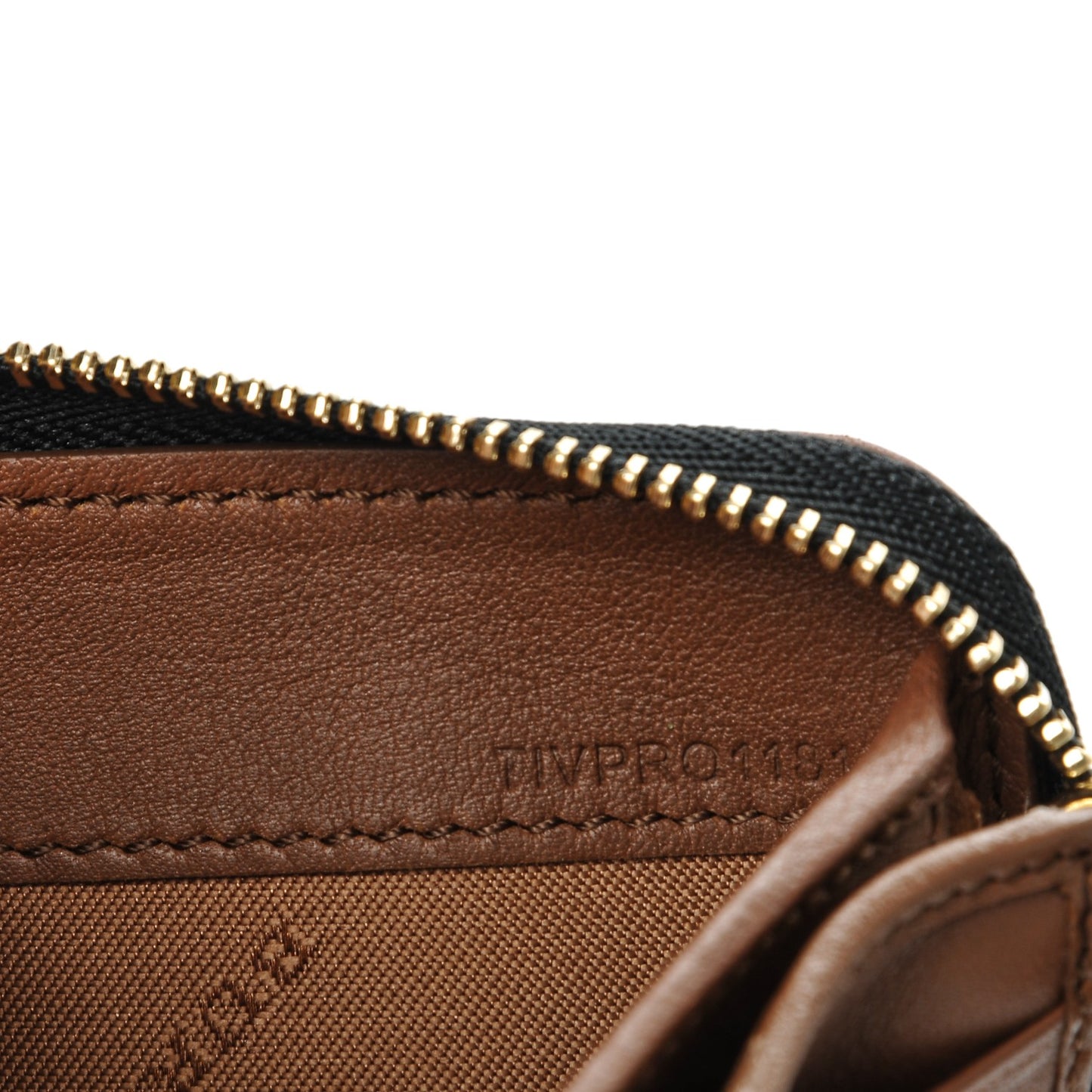 Calfskin Horseferry Check Medium Marston Zip Around Wallet Tan
