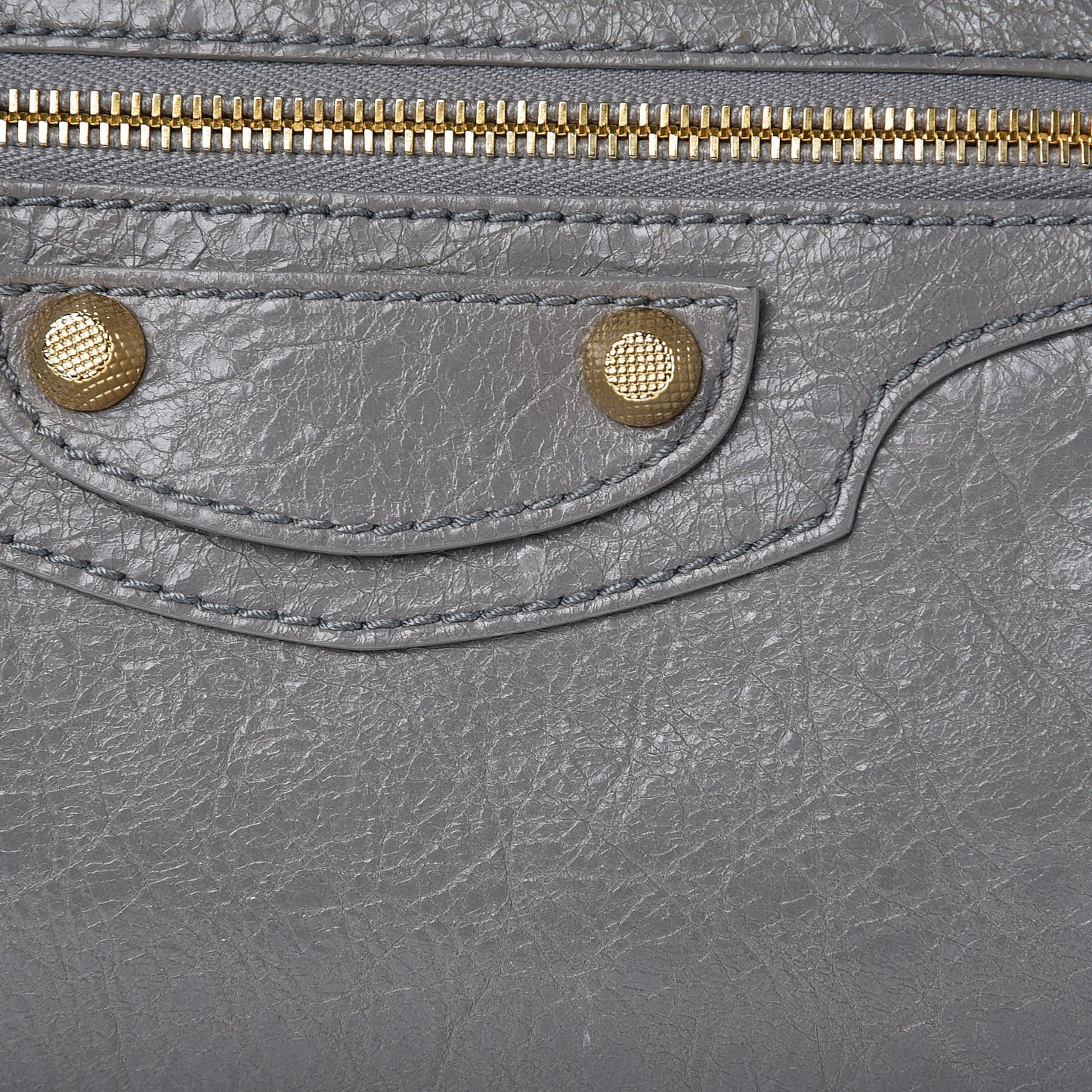 Agneau Giant 12 Gold Hardware City Gris Pyrite