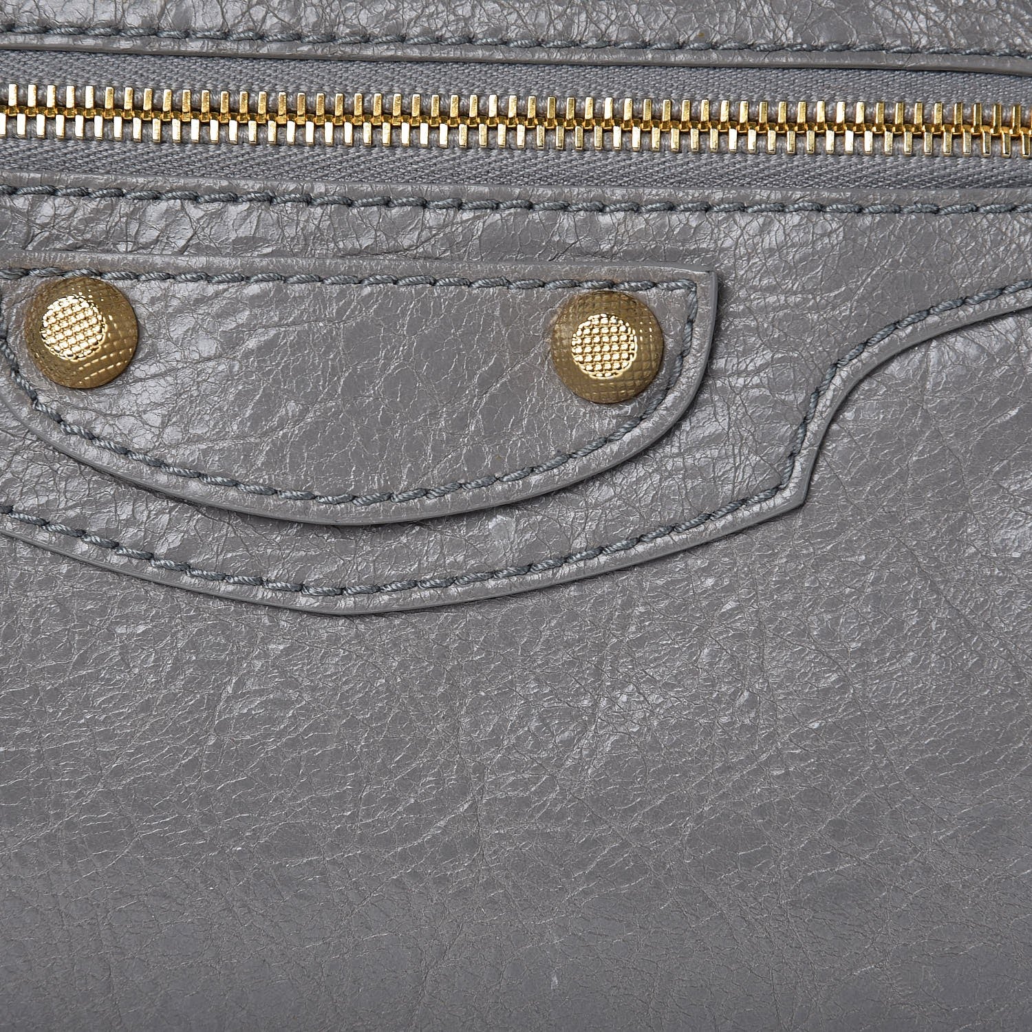 Balenciaga Agneau Giant 12 Gold Hardware City Gris Pyrite 8 of 14