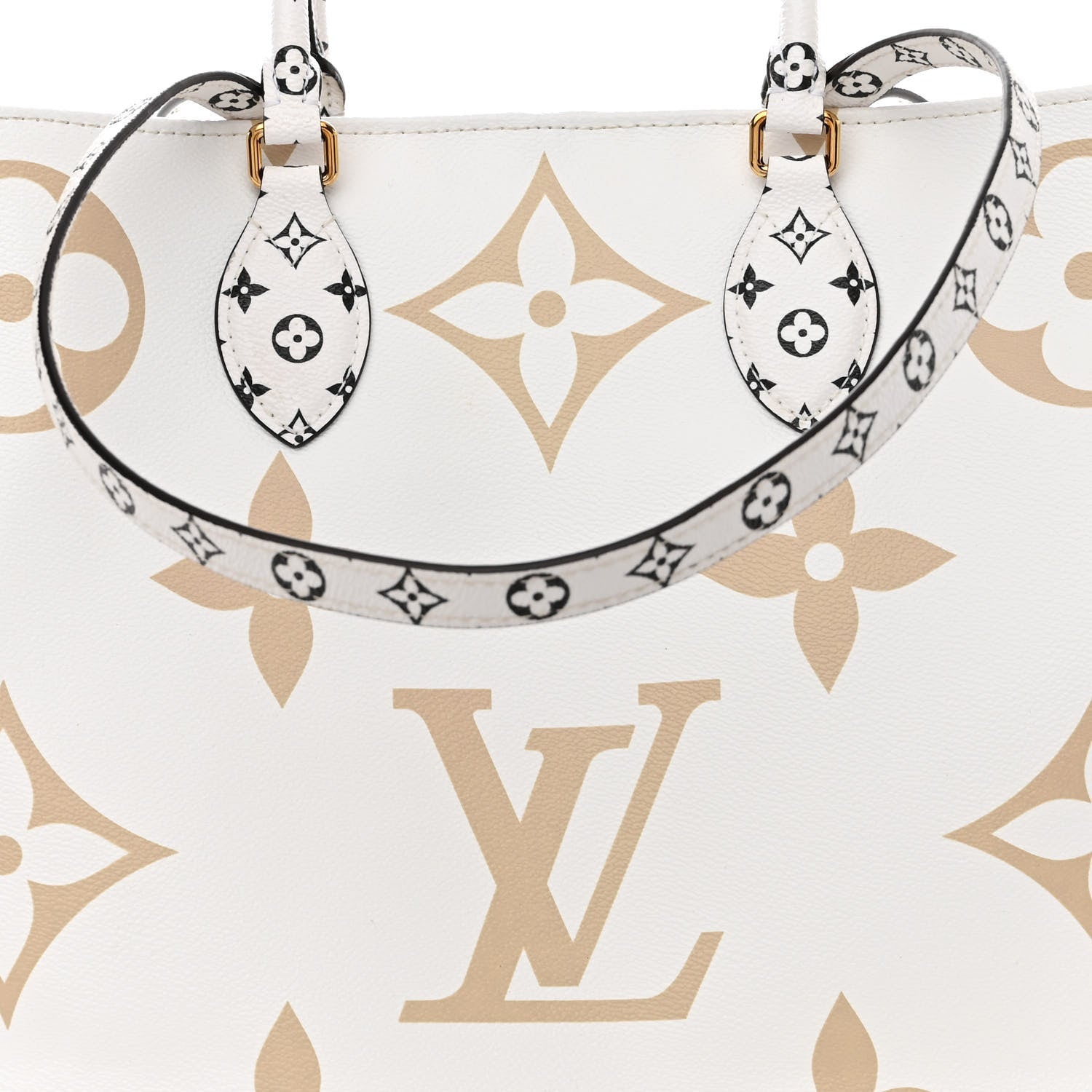 Louis Vuitton Monogram Giant Onthego GM Kaki Beige 8 of 10