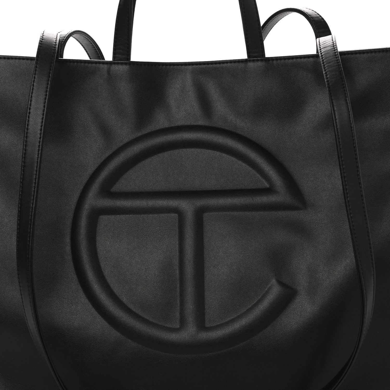 Telfar Vegan Leather Large Shopping Bag Black 15 of 19