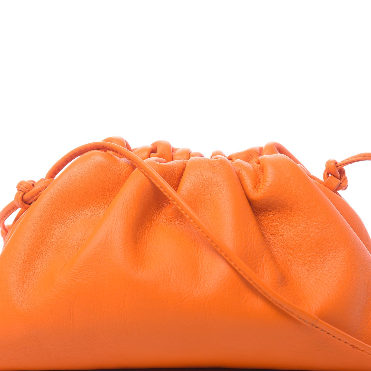 Butter Calfskin The Mini Pouch Light Orange