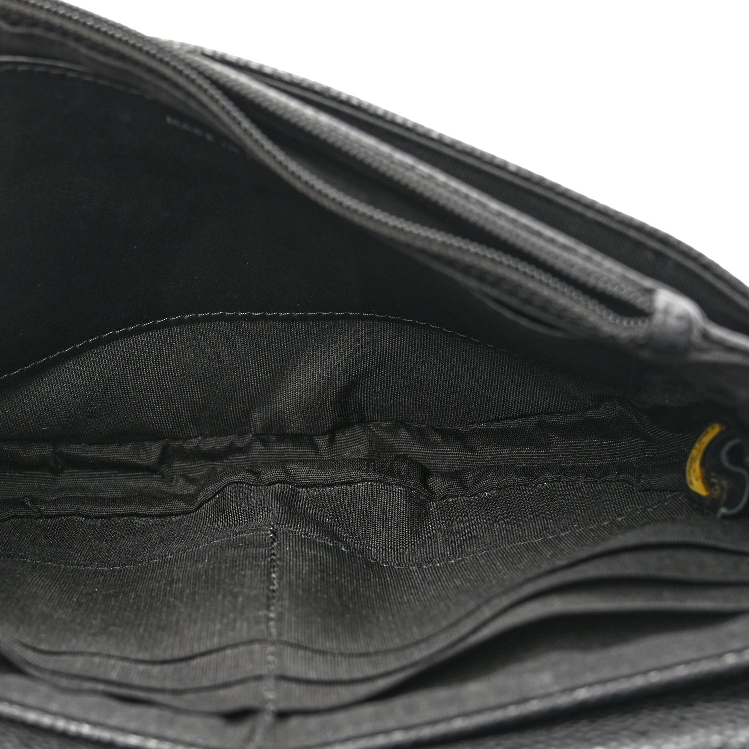 Chanel Caviar Half Moon Wallet On Chain WOC Black 5 of 14