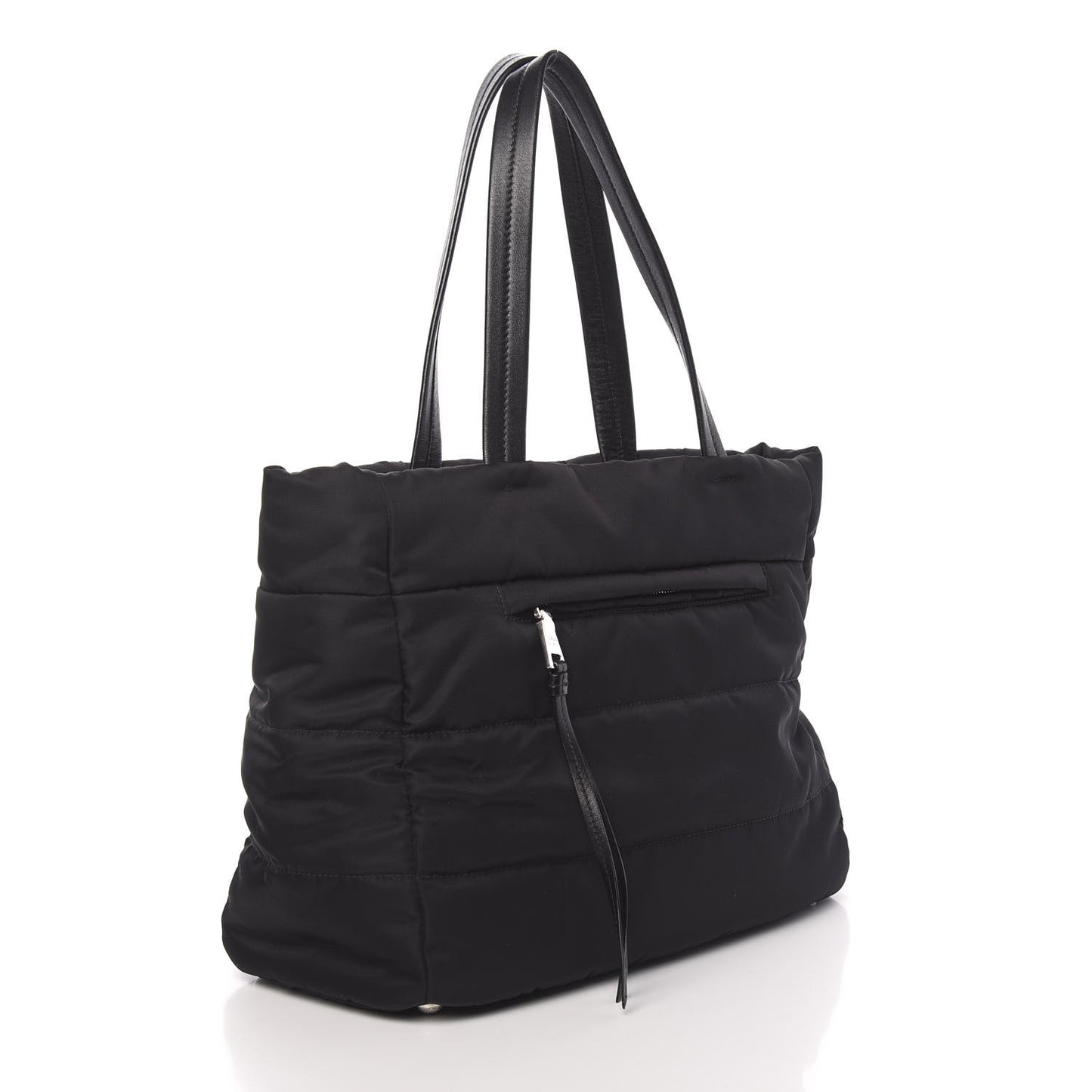 Tessuto Nylon Bomber Tote Black