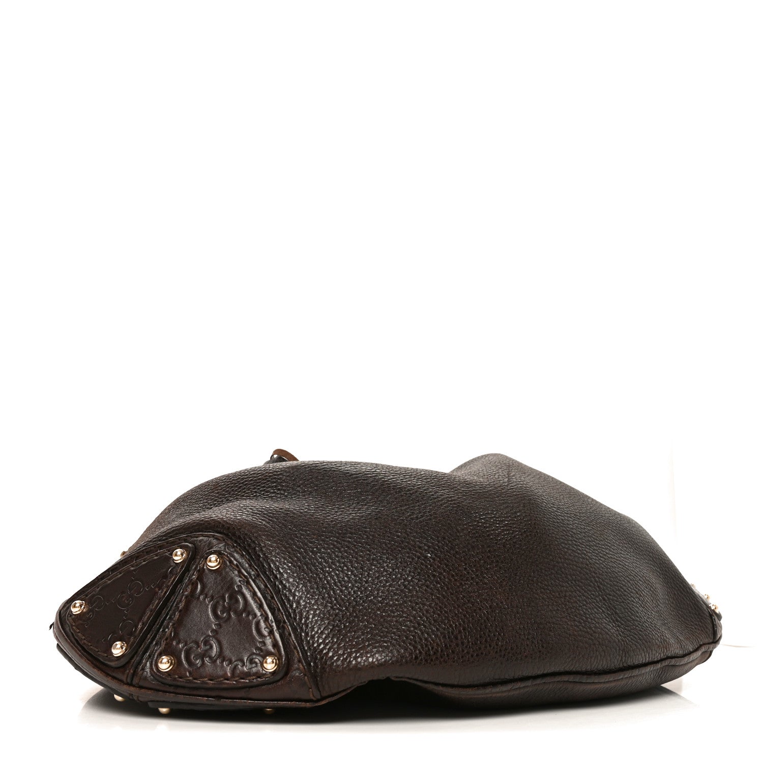 Gucci Calfskin Guccissima Large Indy Top Handle Hobo Brown 4 of 10