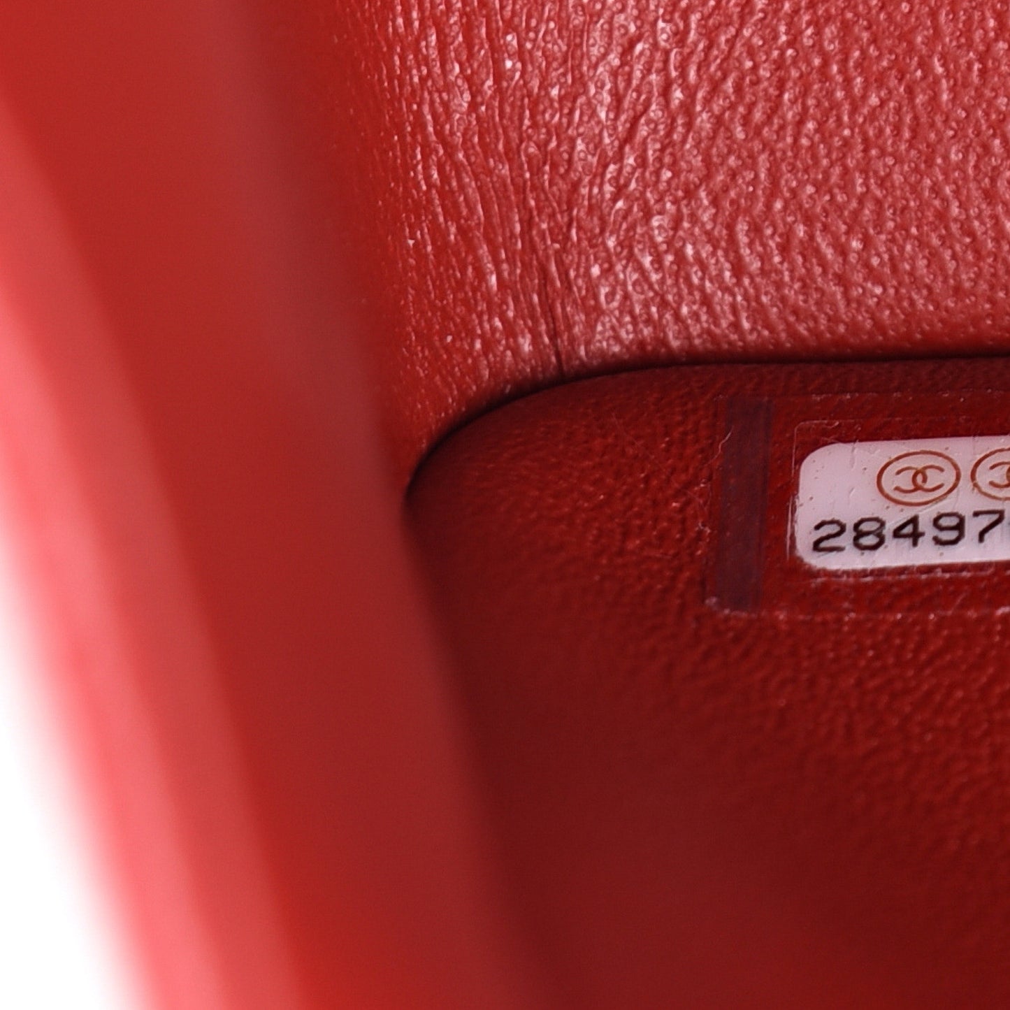 Caviar Quilted Jumbo Double Flap Red