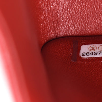 Chanel Caviar Quilted Jumbo Double Flap Red 6 of 11