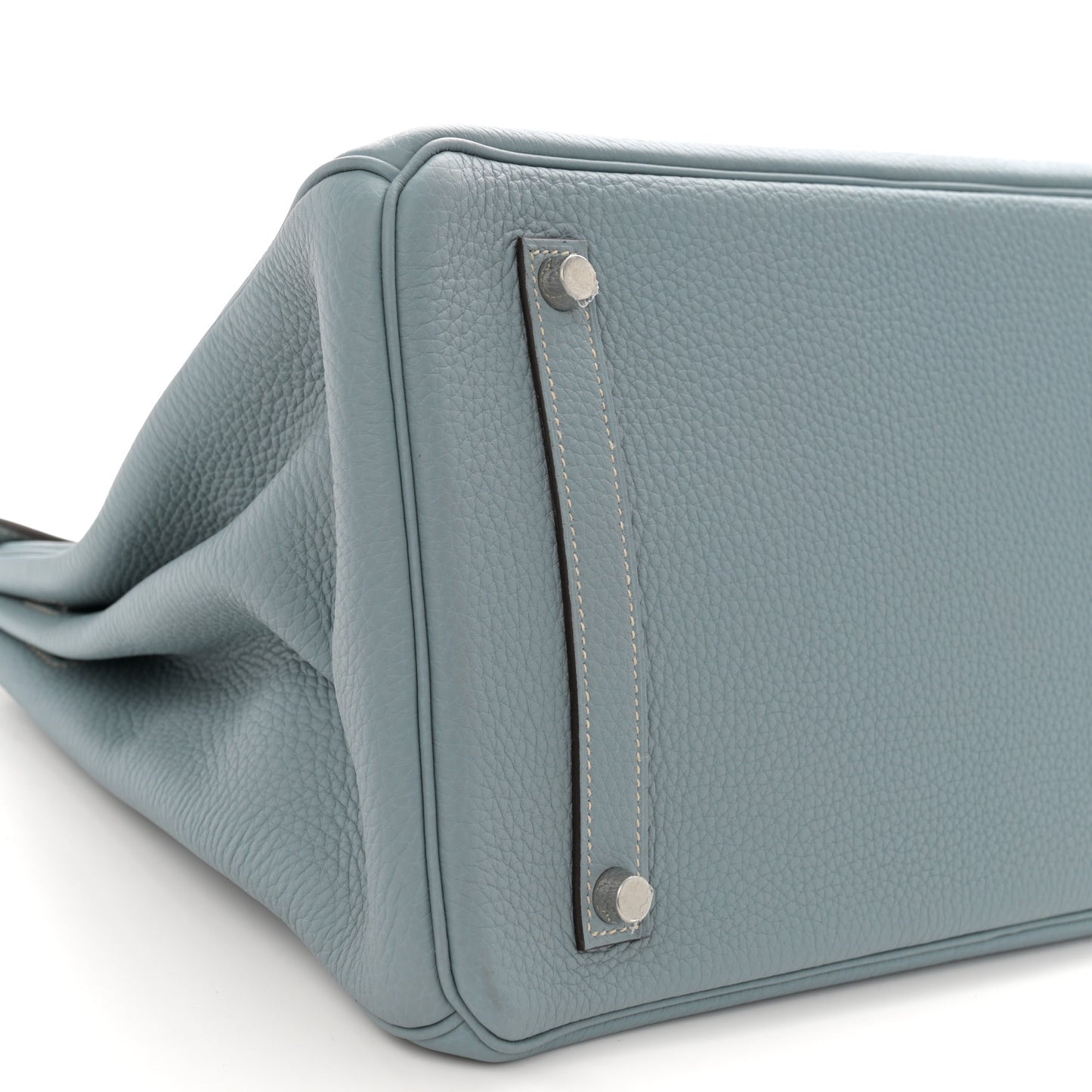 Togo Birkin 35 Bleu Lin