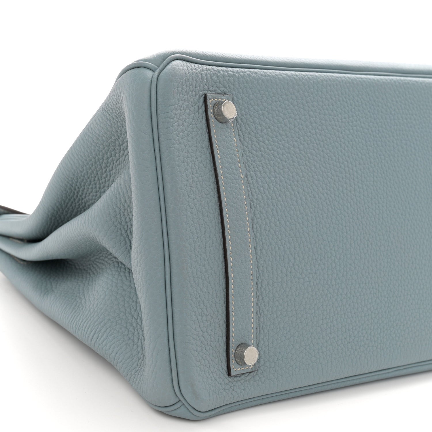 Hermes Togo Birkin 35 Bleu Lin 9 of 15