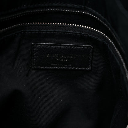 Saint Laurent Crinkled Calfskin Matelasse Monogram Niki Shoulder Bag Black 6 of 13