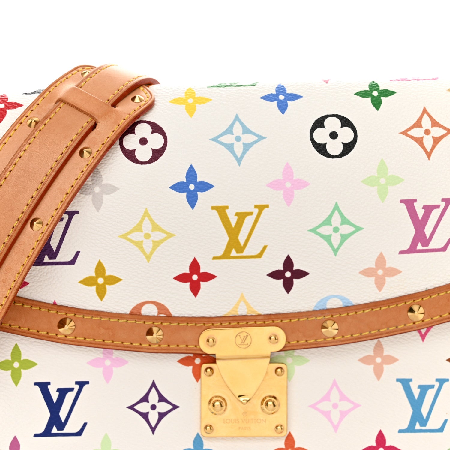 Louis Vuitton Monogram Multicolor Sologne White 8 of 10