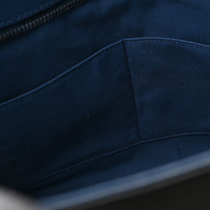 Fendi Vitello Elite Cuoio Monster Buggies Medium Roll Tote Black Multicolor Blue Cobalto 11 of 11