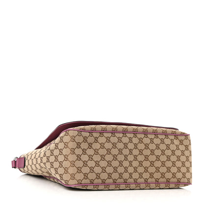 Gucci Monogram Convertible Diaper Bag Beige Peonia Flower 5 of 11