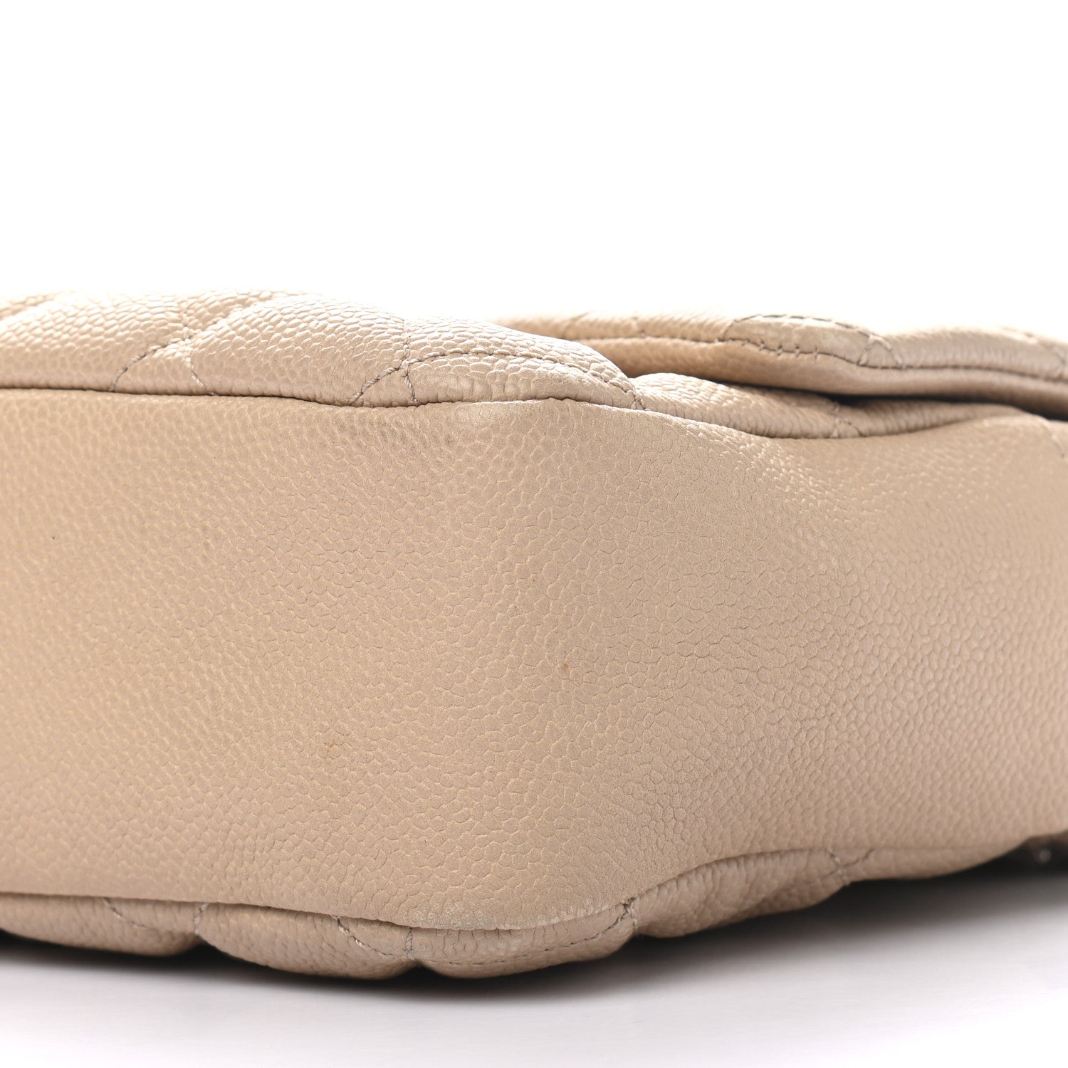 Chanel Caviar Quilted Jumbo Easy Flap Beige 9 of 10