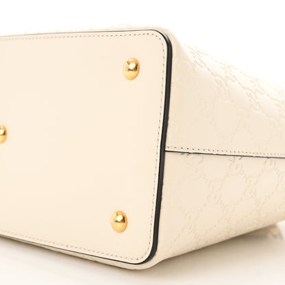 Gucci Guccissima Linea A Foldover Tote Off White 10 of 10