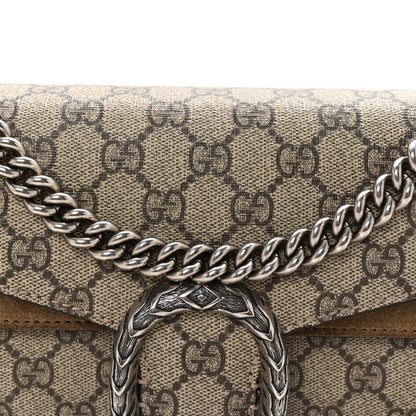 Gucci GG Supreme Monogram Small Dionysus Shoulder Bag Taupe 8 of 10