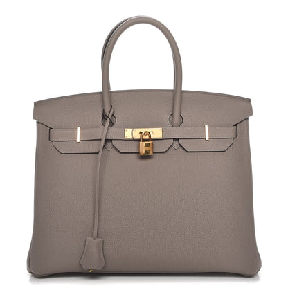 Hermes Togo Birkin 35 Gris Asphalte 1 of 30