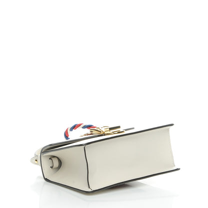 Gucci Calfskin Mini Sylvie Top Handle Bag White 4 of 7