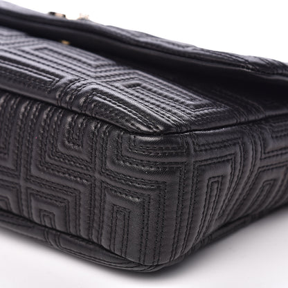 Versace Nappa Quilted Shoulder Bag Black 8 of 12