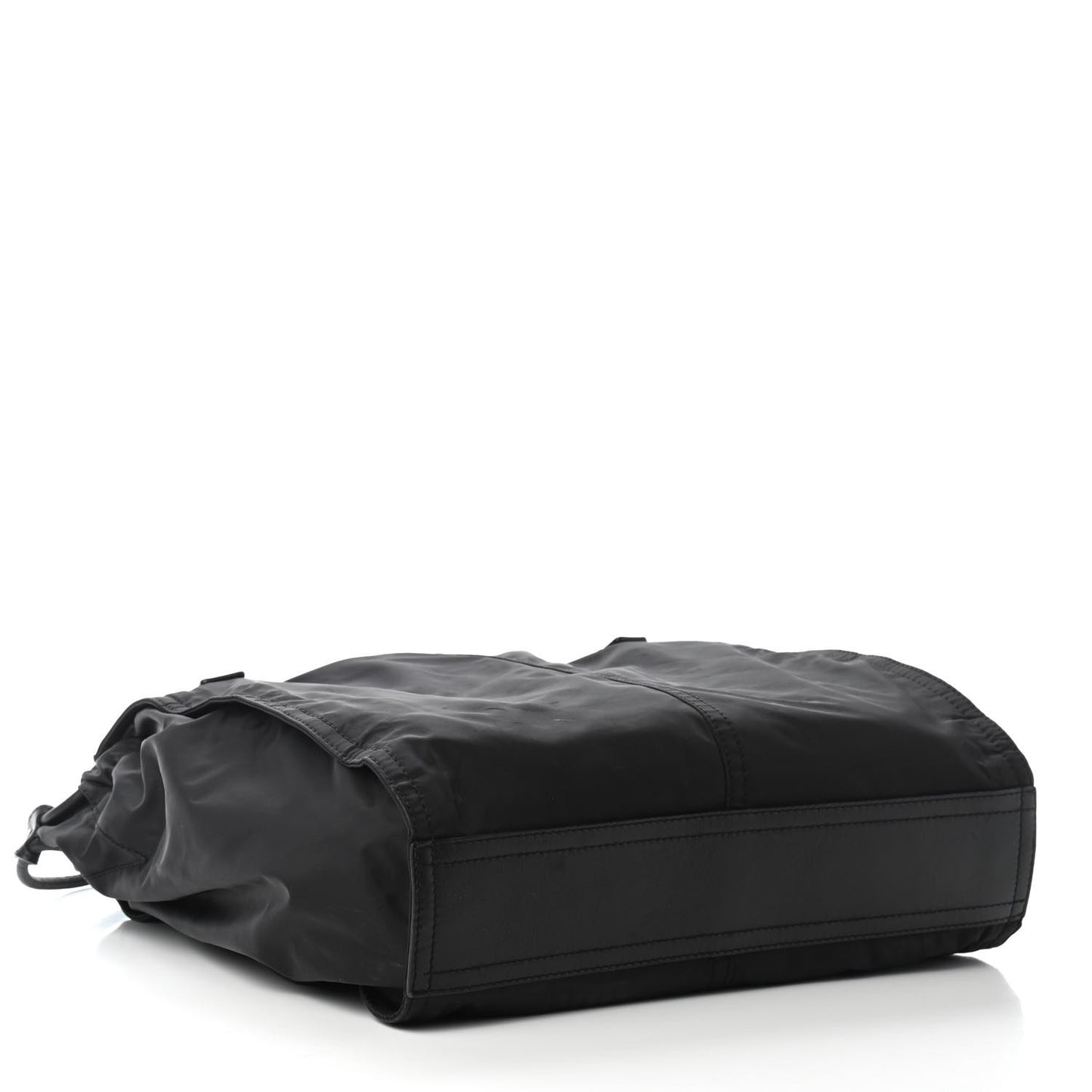 Nylon Check Buckleigh Packable Tote Black