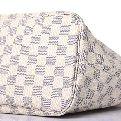 Louis Vuitton Damier Azur Neo Neverfull MM Rose Ballerine 15 of 20