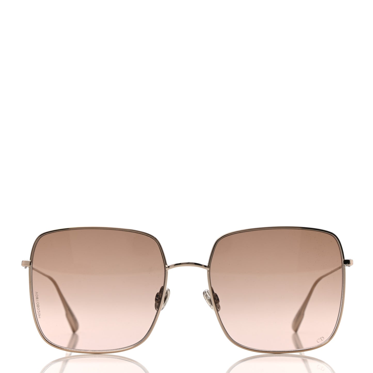 Metal Stellaire 1 Square Sunglasses Gold