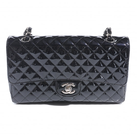 Patent Secret Label Medium Flap Black