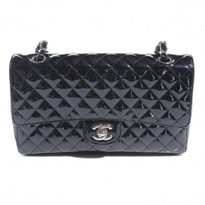 Chanel Patent Secret Label Medium Flap Black 1 of 8