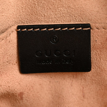 Gucci Calfskin Matelasse GG Marmont Belt Bag 95 38 Black 6 of 13