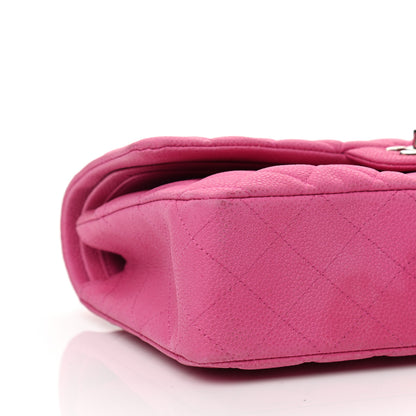 Chanel Iridescent Caviar Quilted Medium Double Flap Pink 8 of 14
