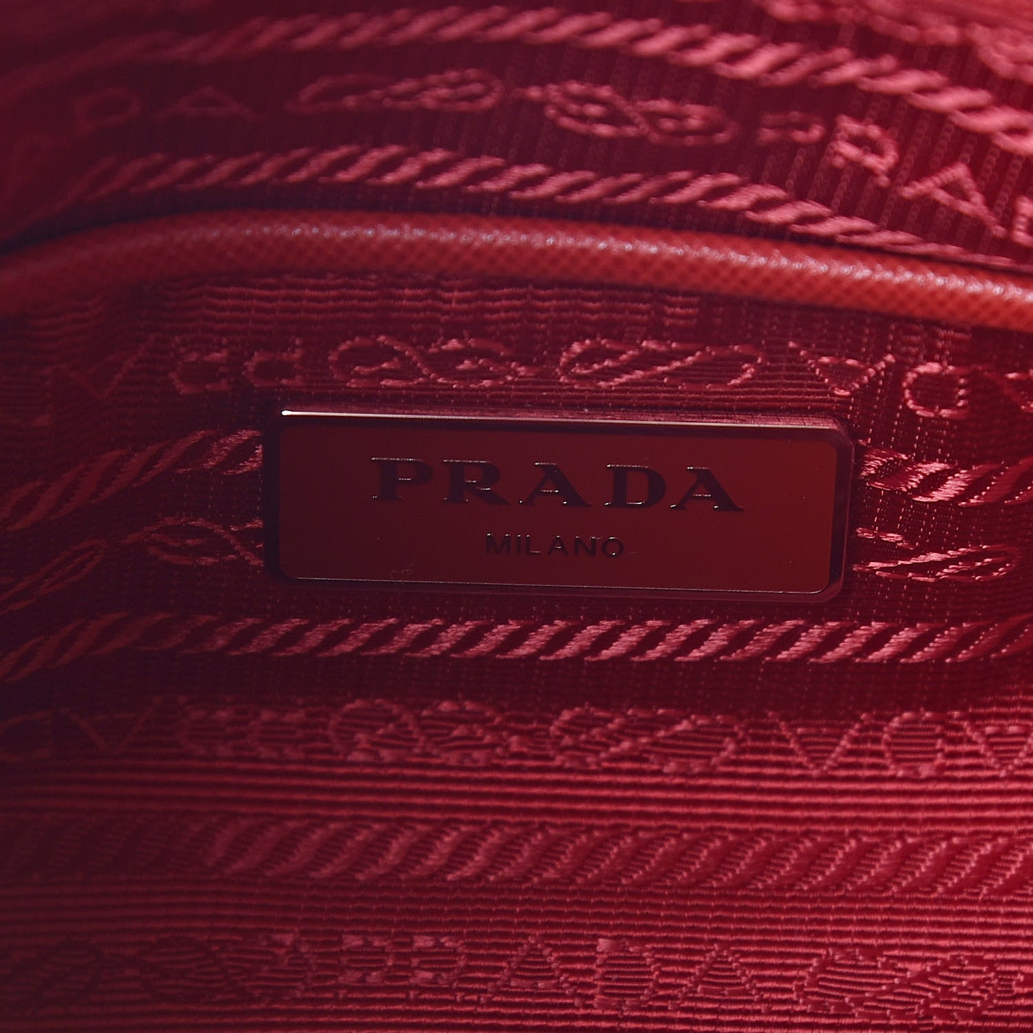 Prada Tessuto Nylon Vela Messenger Rosso 6 of 11