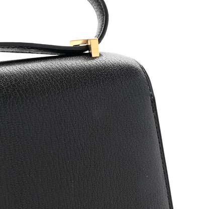 Hermes Chevre Mysore Constance 18 Black 11 of 13