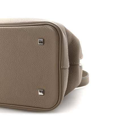 Moynat Taurillon Blush Calfskin Gabby MM Taupe 8 of 10