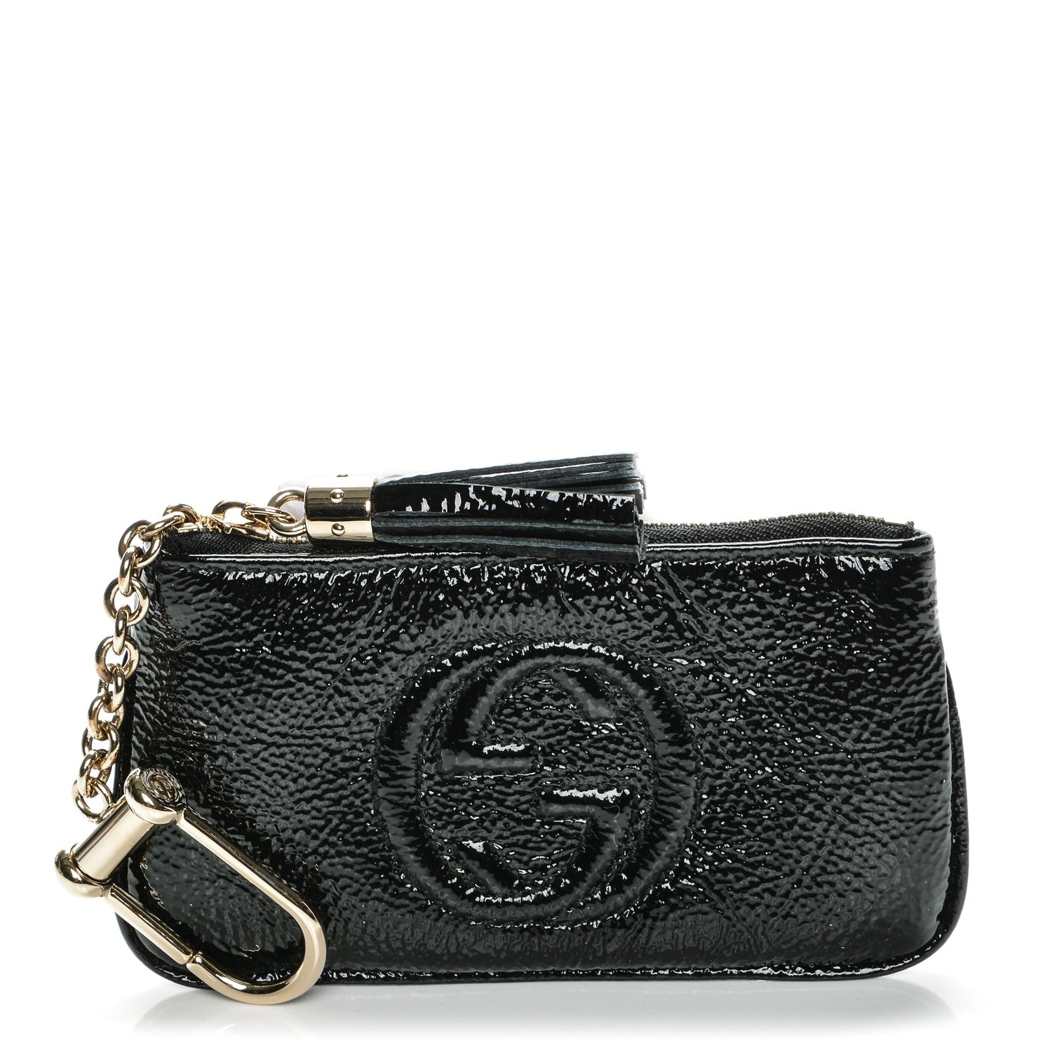 Gucci Patent Soho Key Case Black 1 of 7