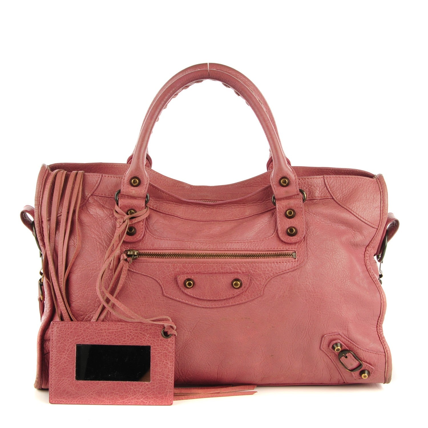 Balenciaga Agneau Classic Hardware City Rose Bruyere 1 of 11