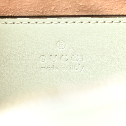 Gucci Calfskin Matelasse Small GG Marmont Chain Shoulder Bag Salvy Green 6 of 12
