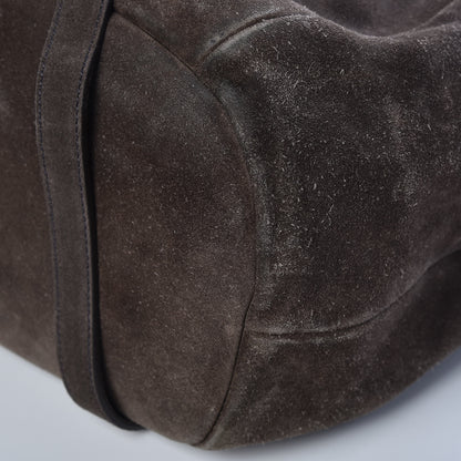 Prada Suede Scamosciato Tote Grafite 13 of 18