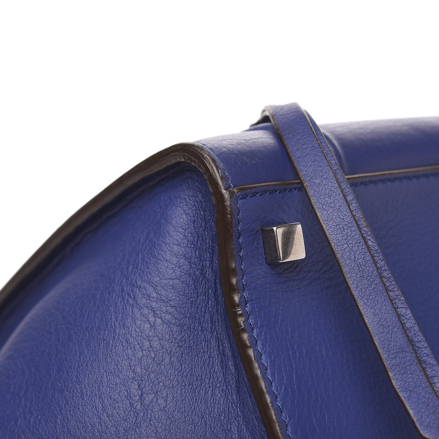 Supple Calfskin Medium Phantom Luggage Indigo