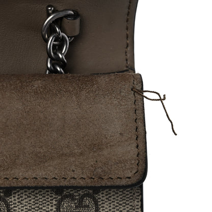 Gucci GG Supreme Monogram Super Mini Dionysus Shoulder Bag Taupe 9 of 9